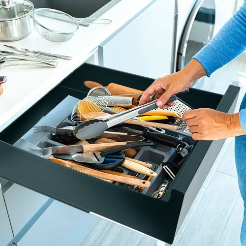 Pull Out Cabinet Organizer Carbon Steel Slide Out Drawer Storage Smooth Quiet Slide Rails for Kitchen Bathroom Living Room Black 11.81x16.92x2.75inch Pull Out Cabinet Organizer Carbon Steel Slide Out Drawer Storage Smooth Quiet Slide Rails for Kitchen Bathroom Living Room Black 11.81x16.92x2.75inch